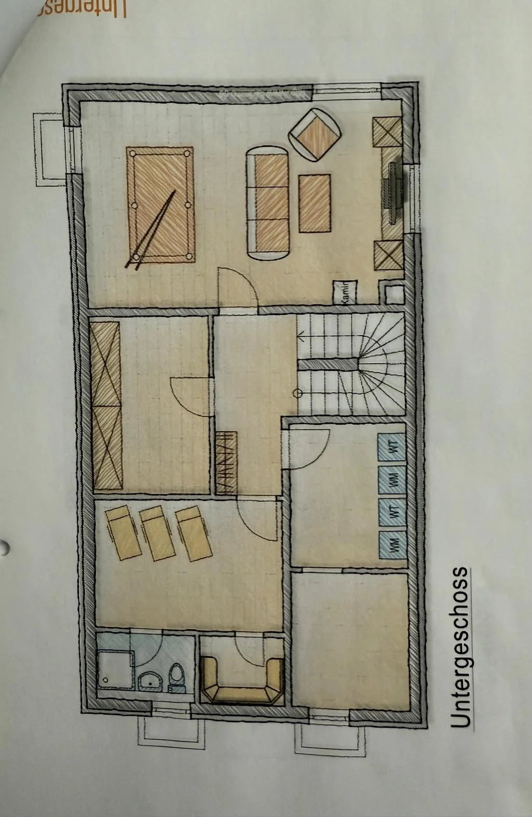 Grundriss Untergeschoss